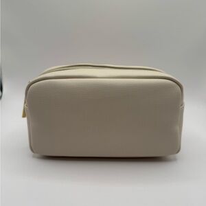 Lancôme Cosmetic Bag Beige Makeup Pouch Travel Case